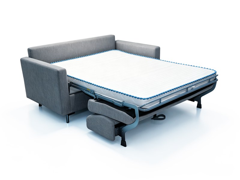 Luxe slaapbank in Italiaanse stijl met hoge poten